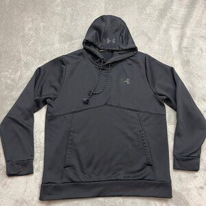 Under Armour UA Storm Men’s Fleece Hoodie Size Large, Color Black